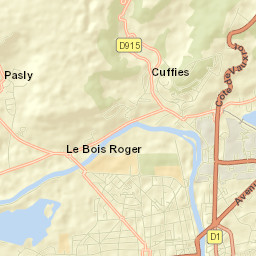 Cuffies Street Map