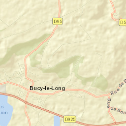Bucy-le-Long Street Map