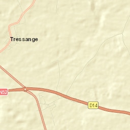 Tressange Street Map