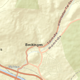 Beckingen Street Map