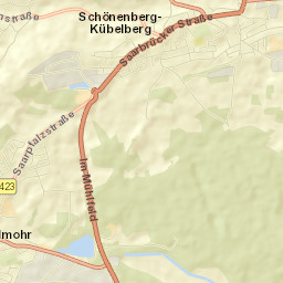 Schönenberg-Kübelberg Street Map