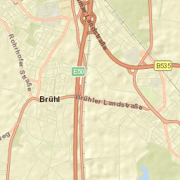 Brühl Street Map
