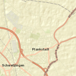 Plankstadt Street Map