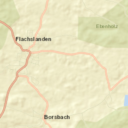 Flachslanden Street Map