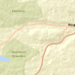 Rügland Street Map