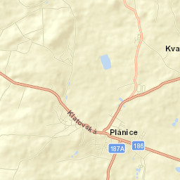 Plánice Street Map