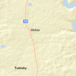 Okres Písek Street Map