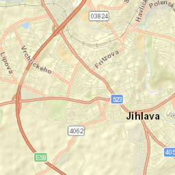 Jihlava Street Map