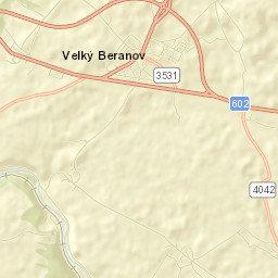 Velký Beranov Street Map