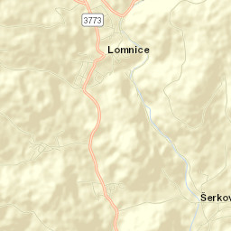 Lomnice Street Map