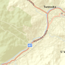 Turzovka Street Map