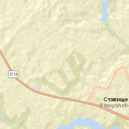 Stavyshche Street Map