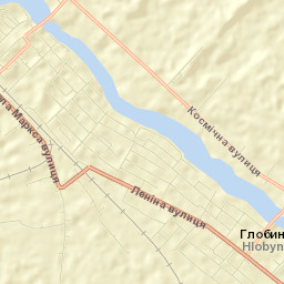Hlobyne Street Map