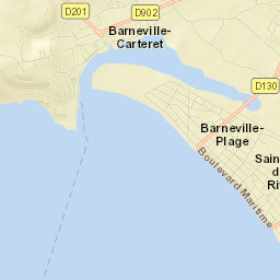 Barneville-Plage Street Map