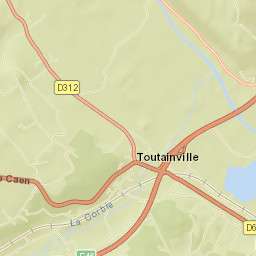Toutainville Street Map