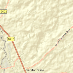 Sérifontaine Street Map