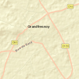 Grandfresnoy Street Map
