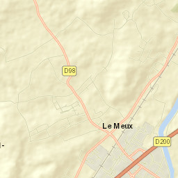 Le Meux Street Map