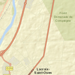 Lacroix-Saint-Ouen Street Map