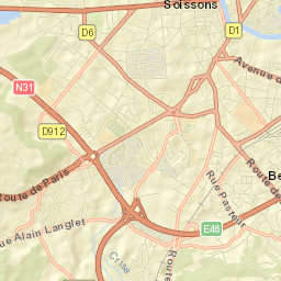 Belleu Street Map