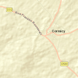 Cormicy Street Map