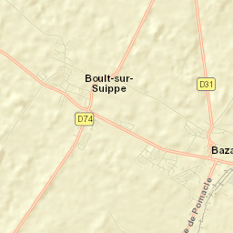 Boult-sur-Suippe Street Map