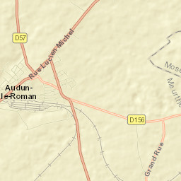 Audun-le-Roman Street Map