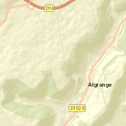 Algrange Street Map