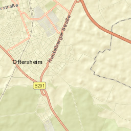 Oftersheim Street Map