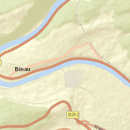 Binau Street Map