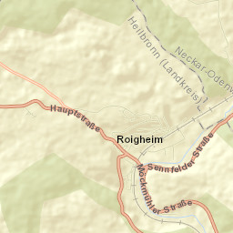 Roigheim Street Map