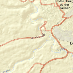 Rothenburg ob der Tauber Street Map