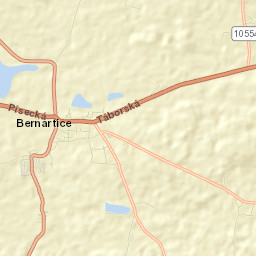 Bernartice Street Map