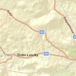 Dolní Loućky Street Map