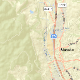 Blansko Street Map