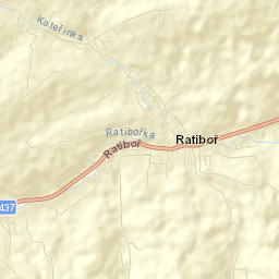 Ratiboř Street Map