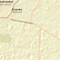 Borova Street Map