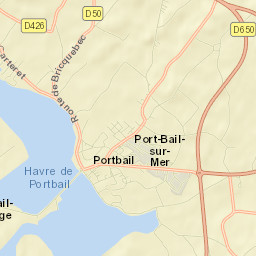Portbail Street Map