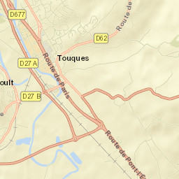 Touques Street Map