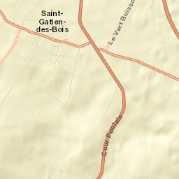 Saint-Gatien-des-Bois Street Map