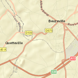 Beuzeville Street Map