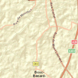 Bourg-Achard Street Map