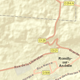Romilly-sur-Andelle Street Map