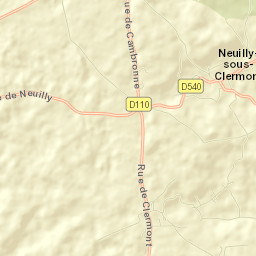 Cambronne-lès-Clermont Street Map