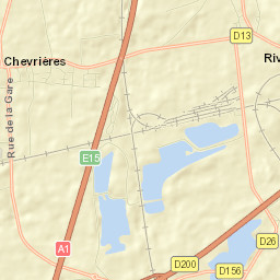 Chevrières Street Map