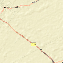 Warmeriville Street Map
