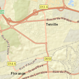 Terville Street Map