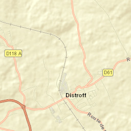 Distroff Street Map