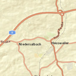Heusweiler Street Map
