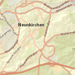 Neunkirchen Street Map